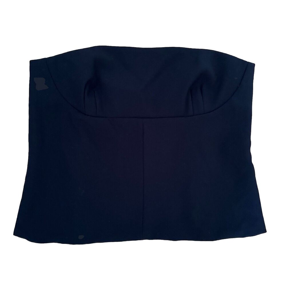 Trina Turk Vesper Top Black Strapless Pull Over Elastic Women's Size XXL NWT